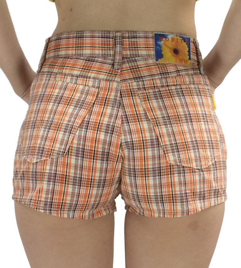 Ψηλοκάβαλο shorts καρό 71102 φωτογραφία